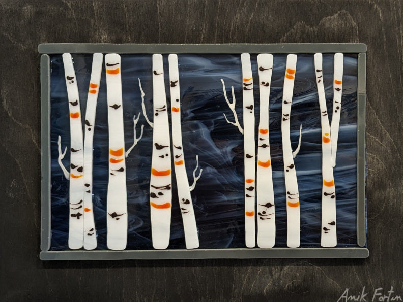 Anik Fortin Black Birch 12X9 Inches