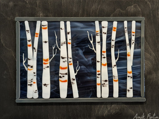 Anik Fortin Black Birch 12X9 Inches