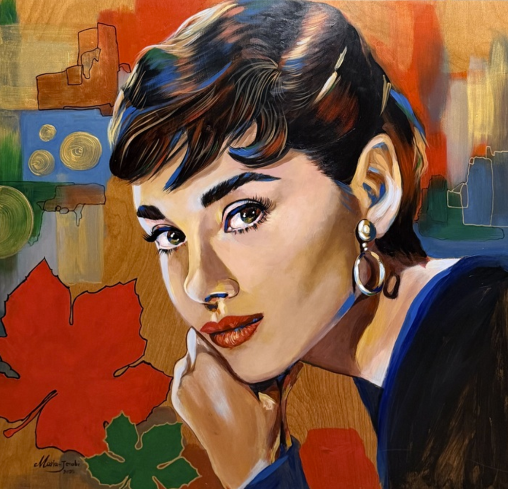 WORLD EXPRESSION Maria Jenabi TIMELESS GAZE 29X28X1.18 inches