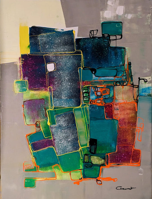 Gayane Melikyan ECHOES 36X48 Inches