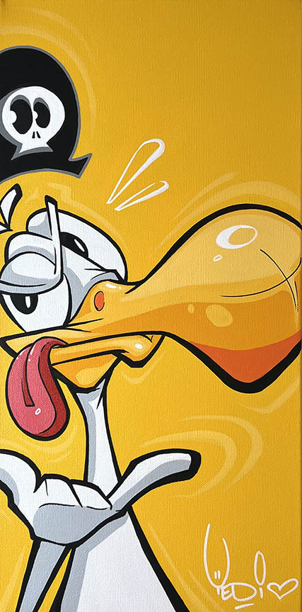 YEDDY SEAGULL YELLOW 20''X10''
