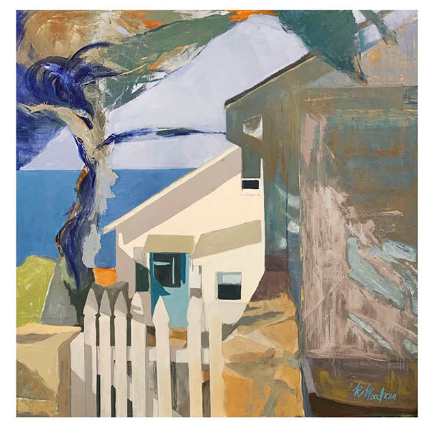 Kimberleigh Wood Victoria Drive Laguna Beach Acrylic 38X38