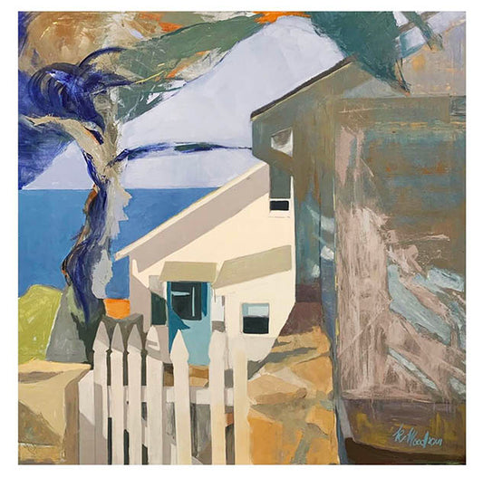 Kimberleigh Wood Victoria Drive Laguna Beach Acrylic 38X38