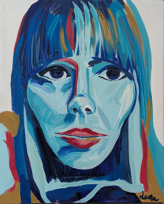 Laura JONI Acrylic on Canvas 30X36 Inches.