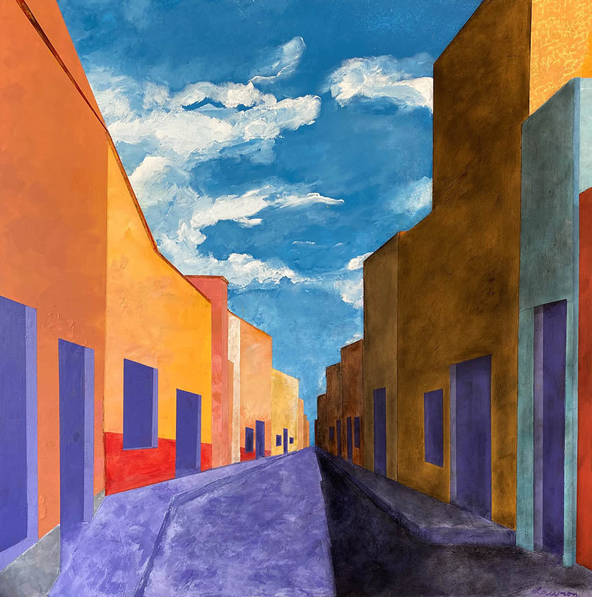 Lawson CUBA LIBRE Mixed Media 30x30 Inches.