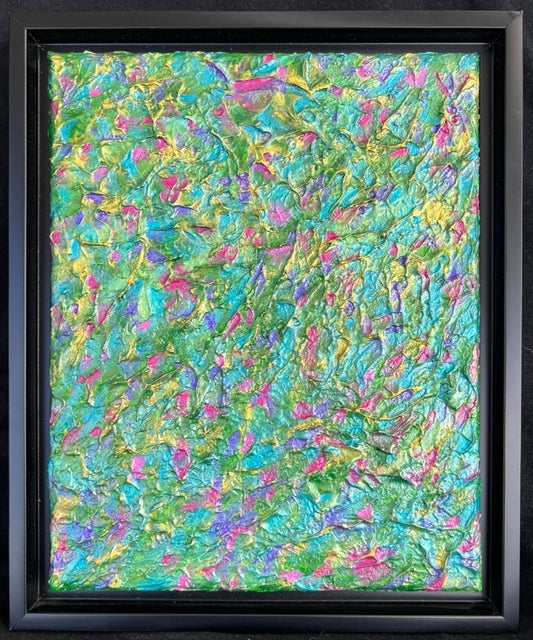 Maynard Smith AQUA ABSTRACT 9.5X11.25 Inches.