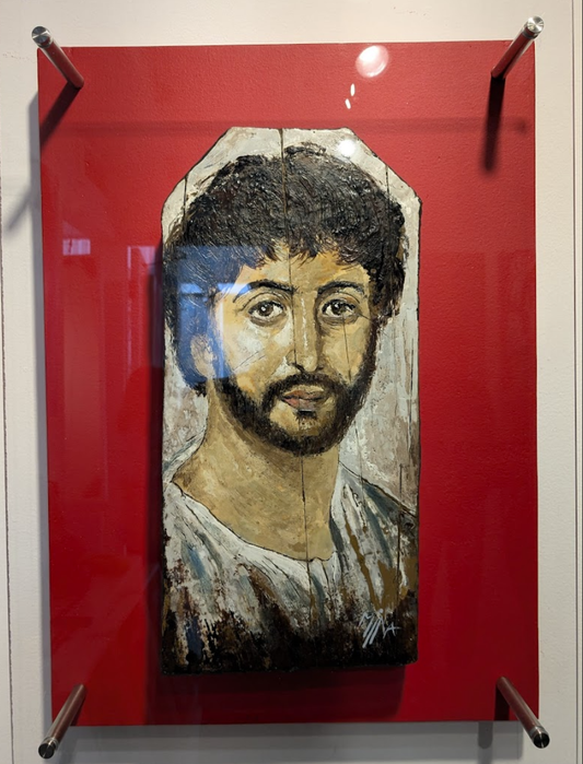 Mena Magdy  portrait figure # 1 16X22 inches