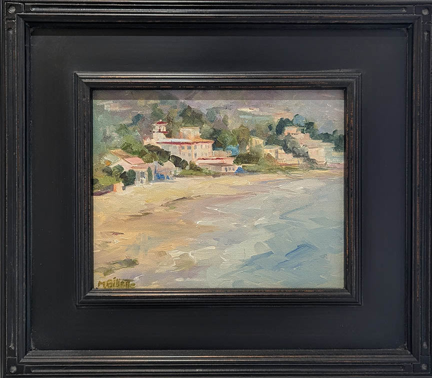 Michelle Gillette LAGUNA HOTEL Oil On Canvas 8X10 Inches.