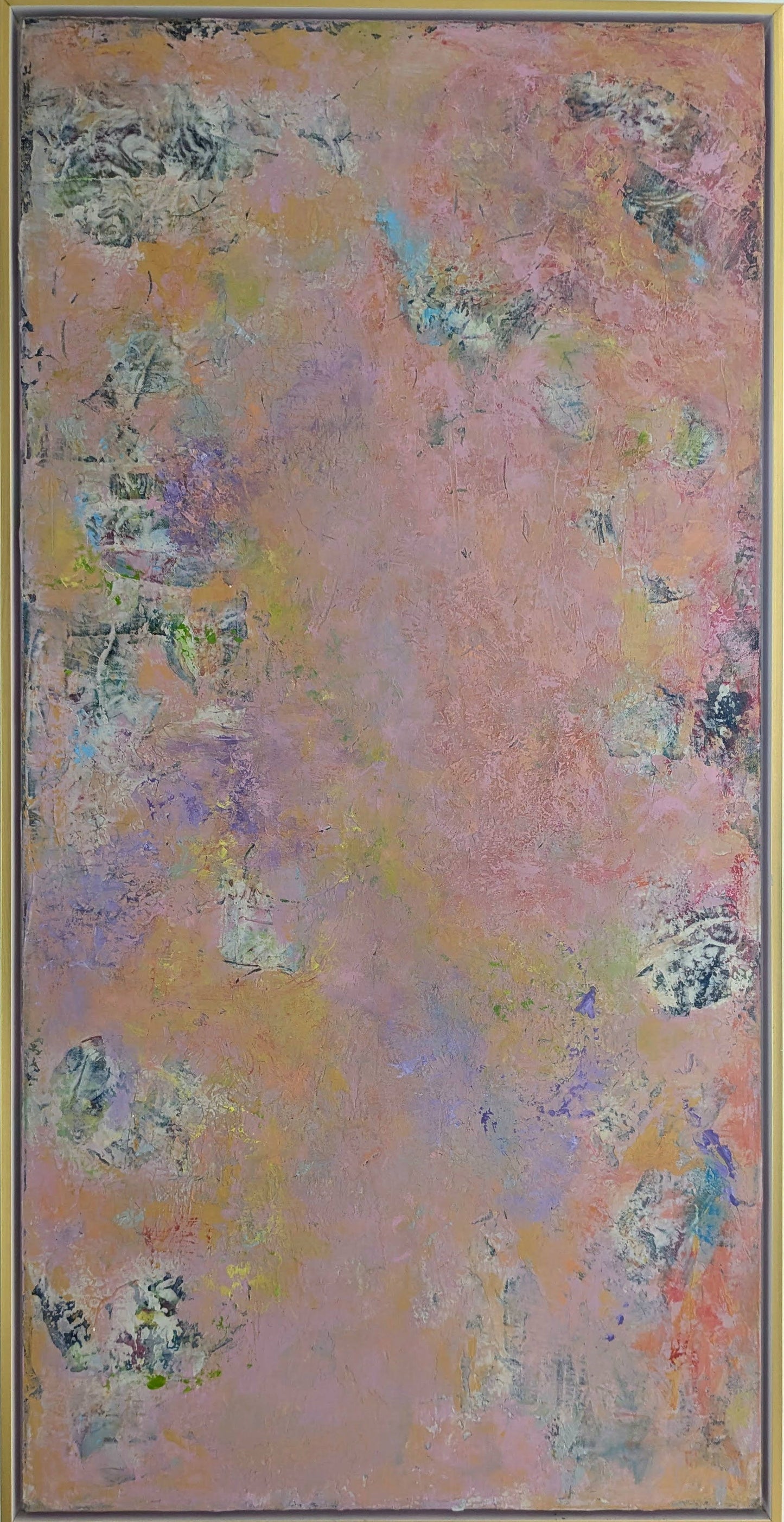 Anna Liberman piece like a Mexican Wall 25X49 Inches