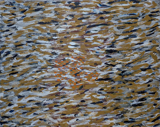Vero Auclaire, Gentle Water- Deep Swim, 22X28 Inches