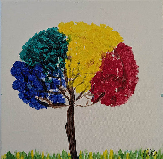Diego Abriam Magical tree 10X10 inches