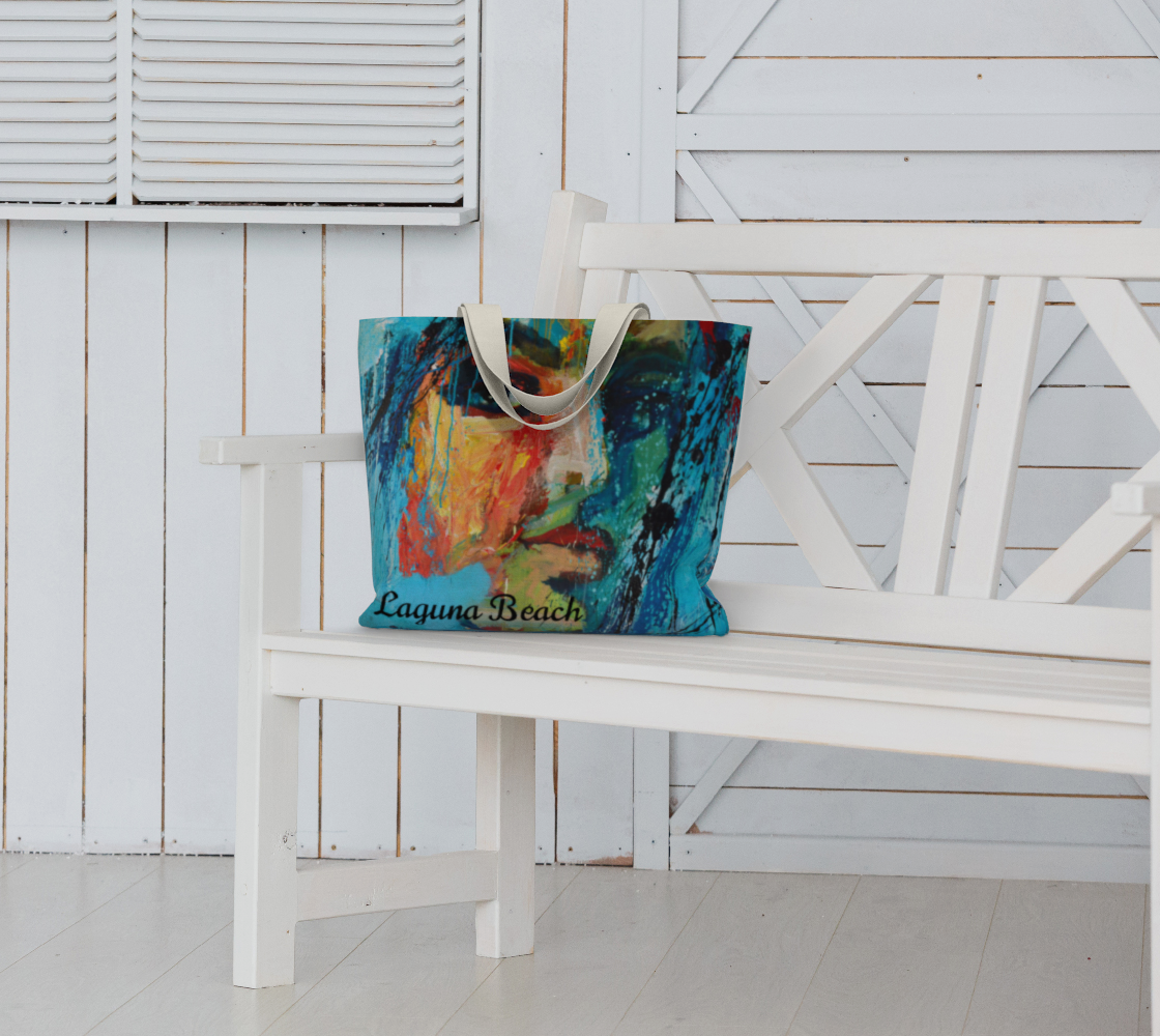 BLUE BIG TOTE