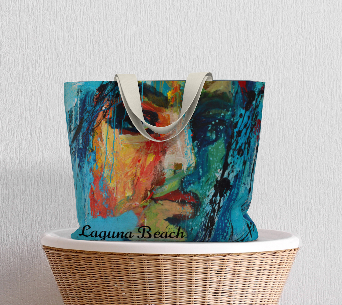 BLUE BIG TOTE