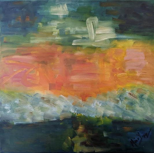 Maria Yepez - Sunset on the Beach