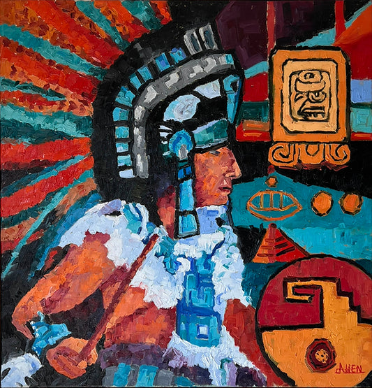 David Allen Mayan Warrior