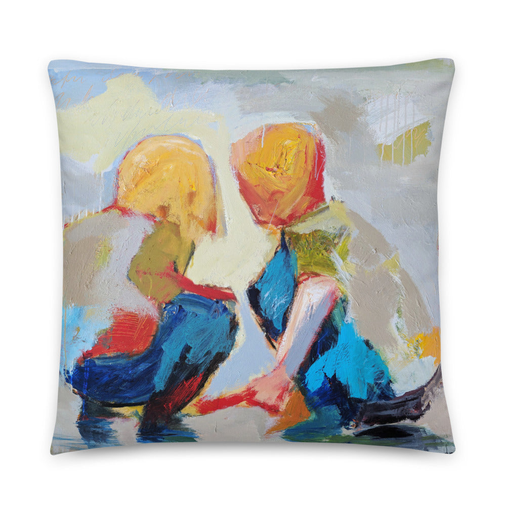 The Kids Throw Pillow