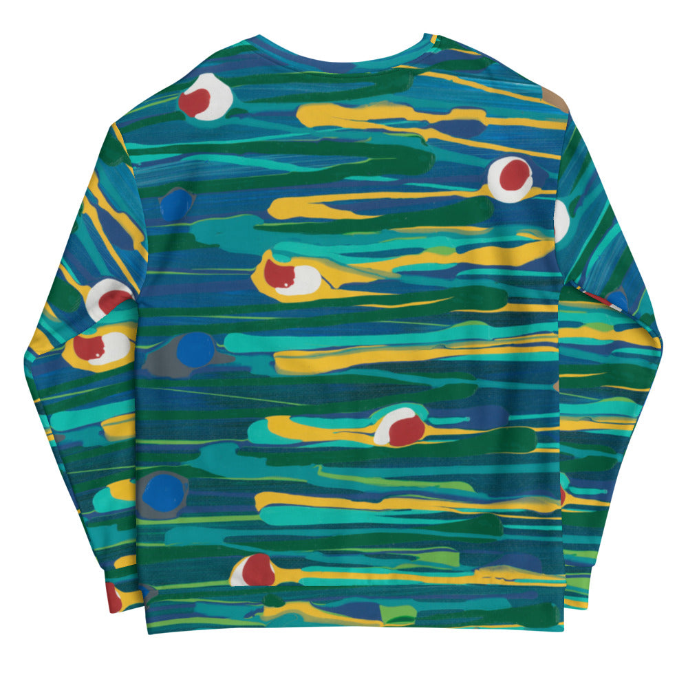 Tidal Impact Crew Neck Unisex Sweatshirt