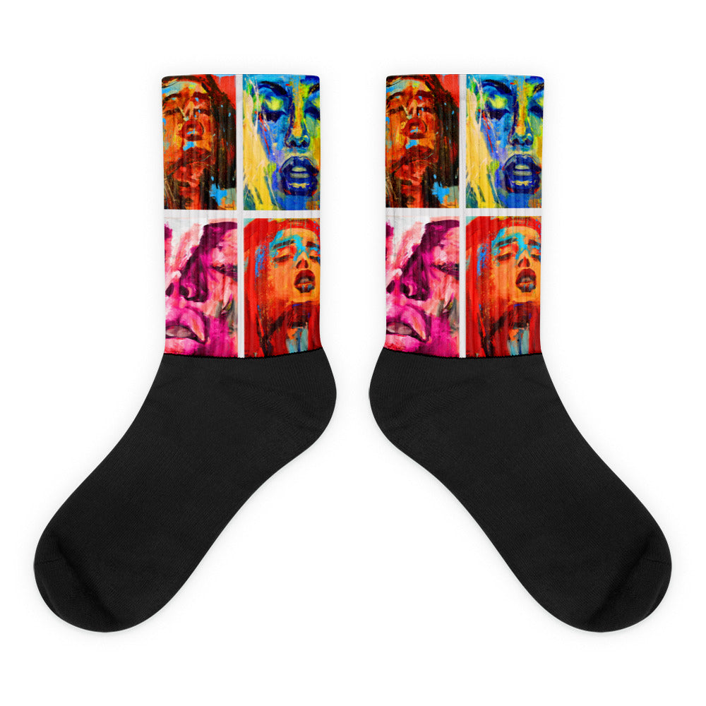 Faces Collage Socks