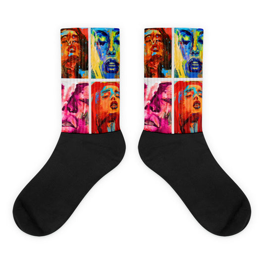 Faces Collage Socks