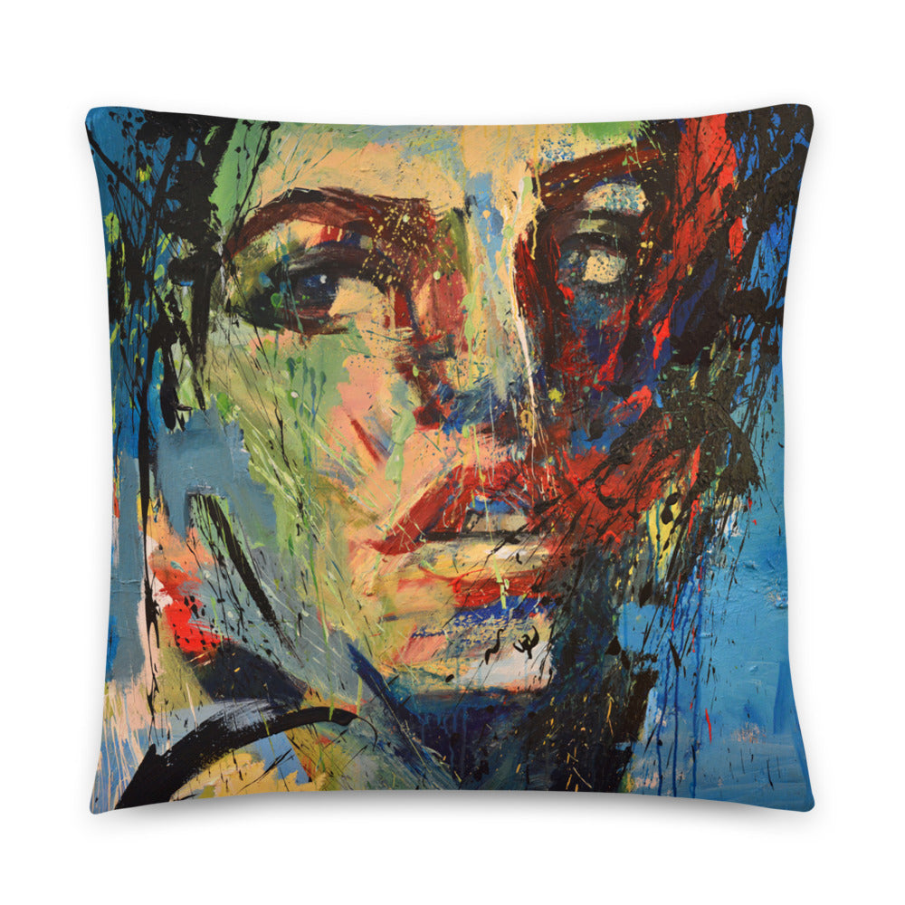 Aqua Throw Pillow