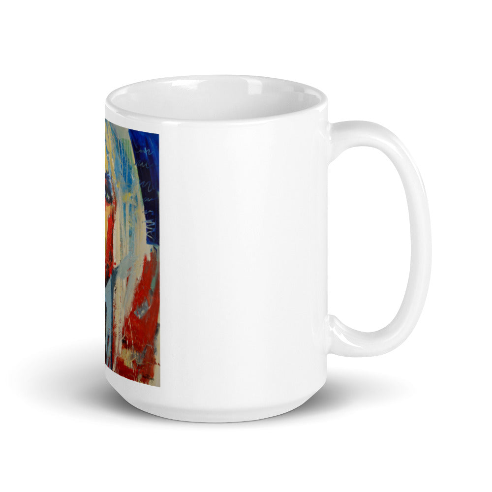 Blue Wall Mug