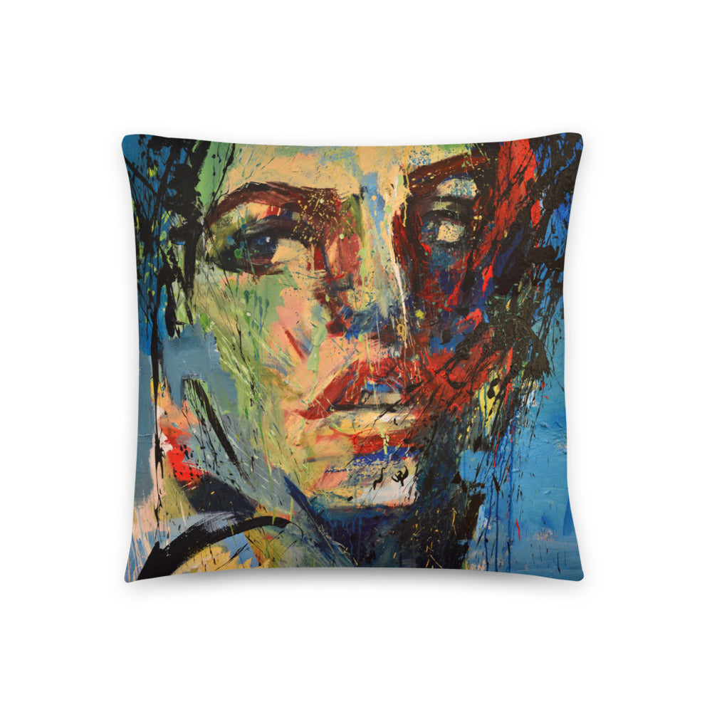 Aqua Throw Pillow