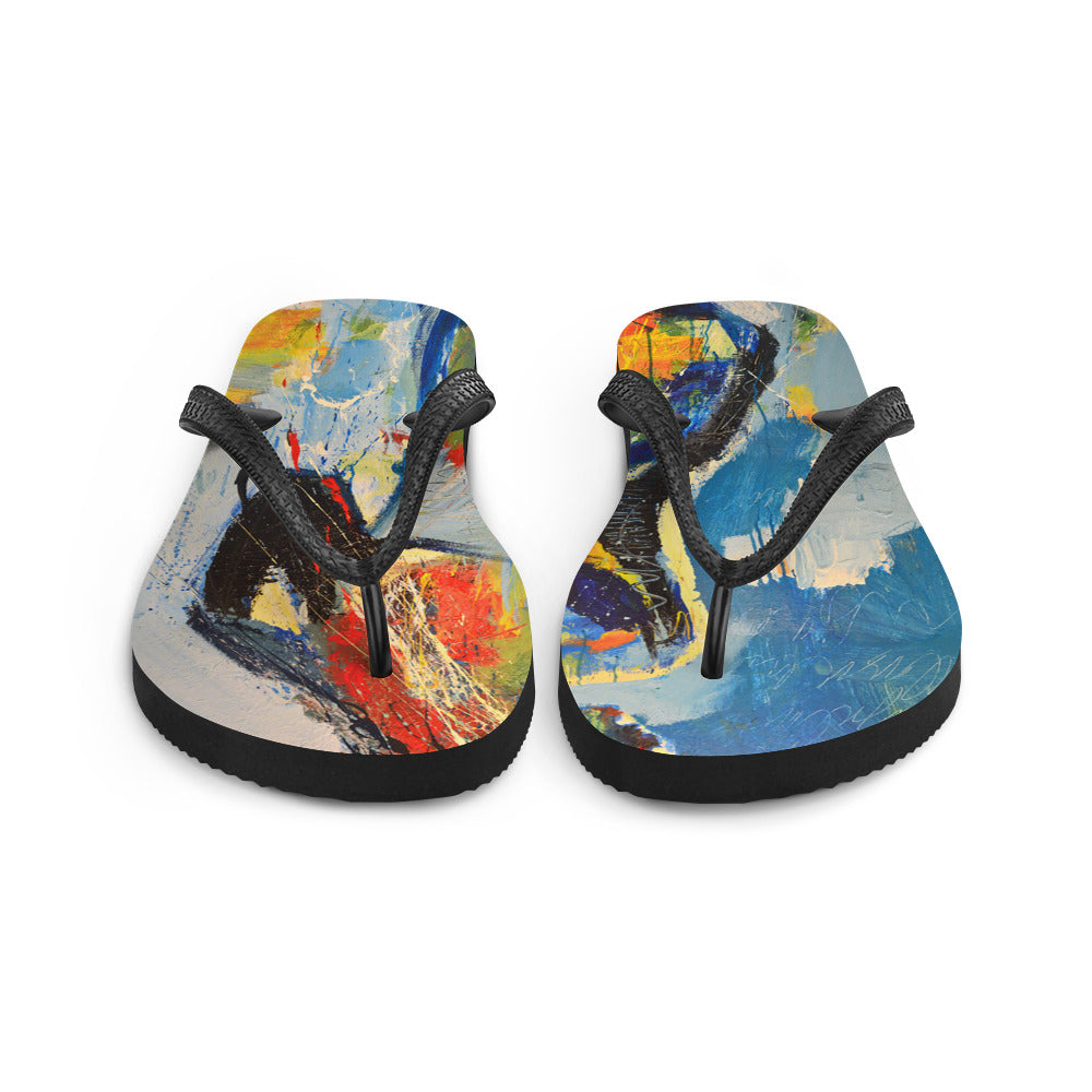 Mystic Blue Standing Flip-Flops