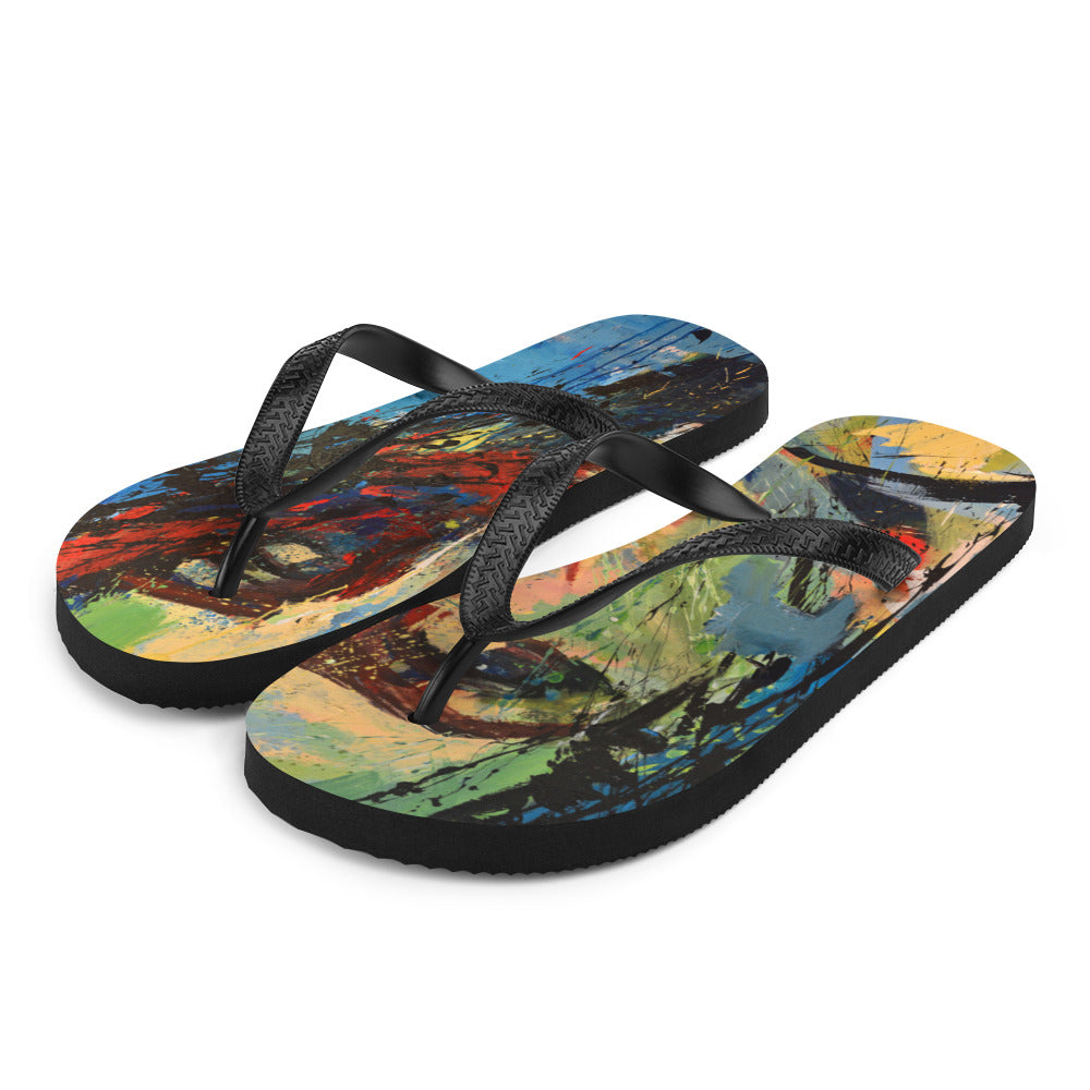 Aqua Flip-Flops