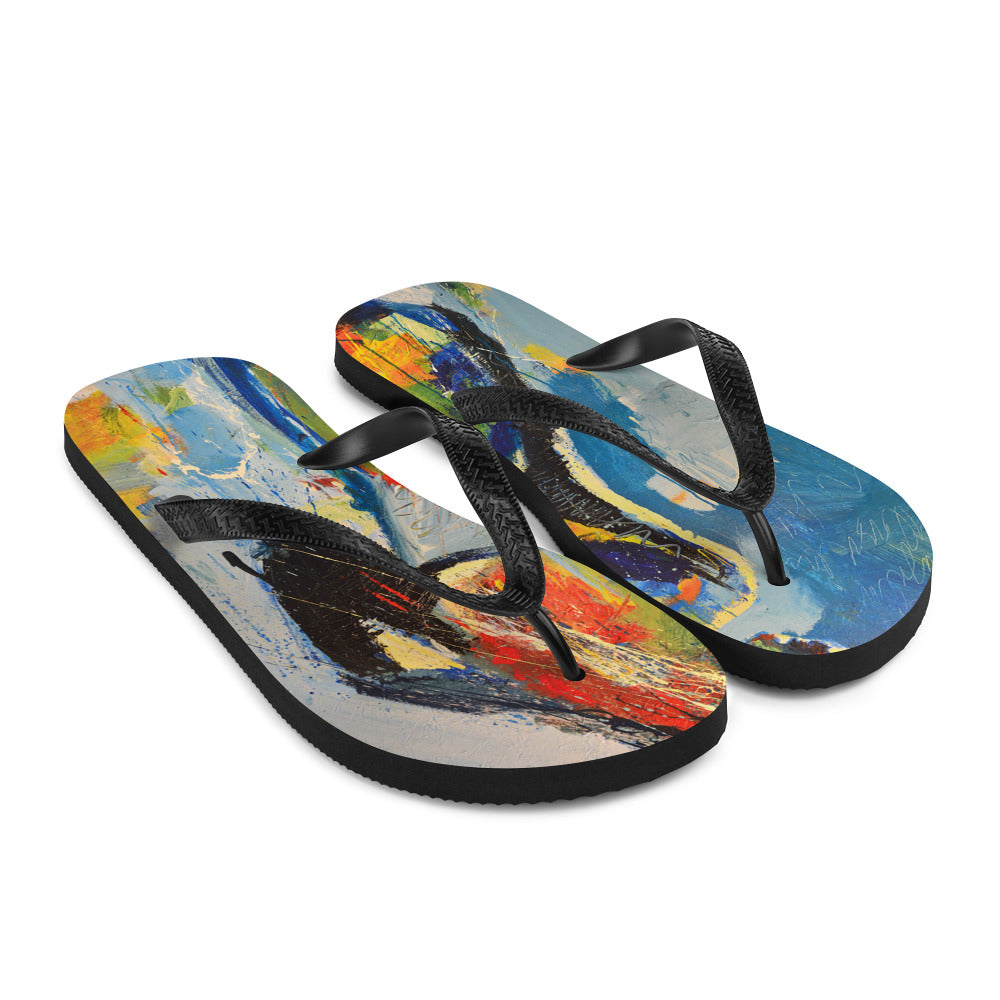 Mystic Blue Standing Flip-Flops