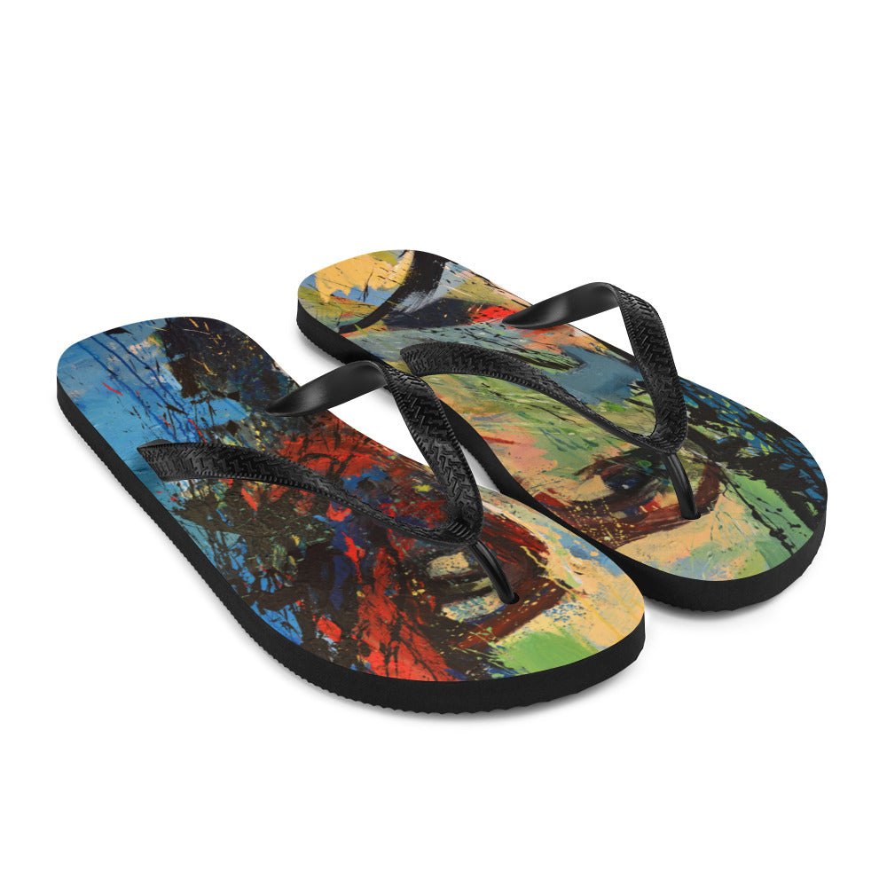 Aqua Flip-Flops