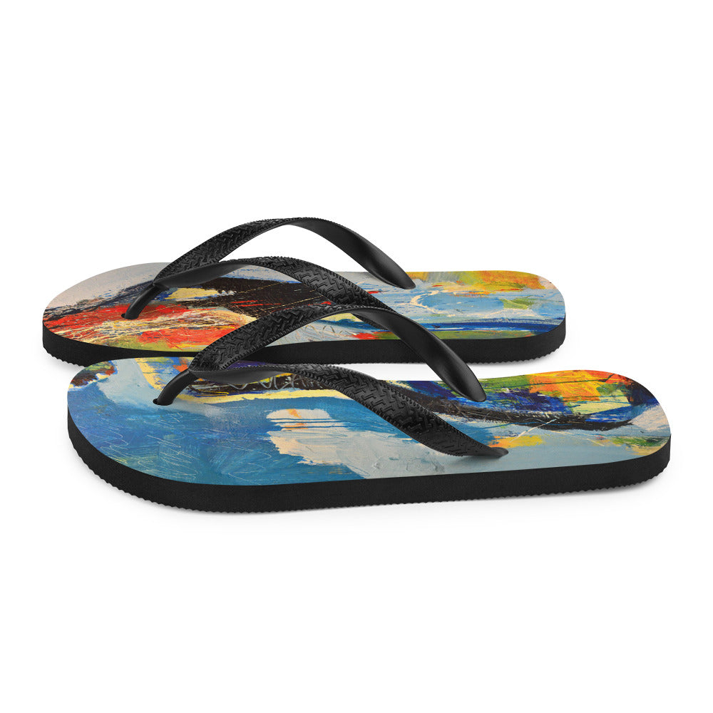 Mystic Blue Standing Flip-Flops