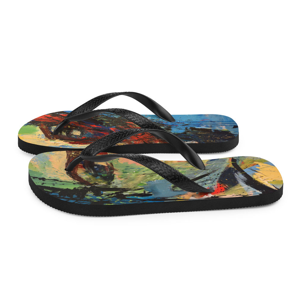 Aqua Flip-Flops