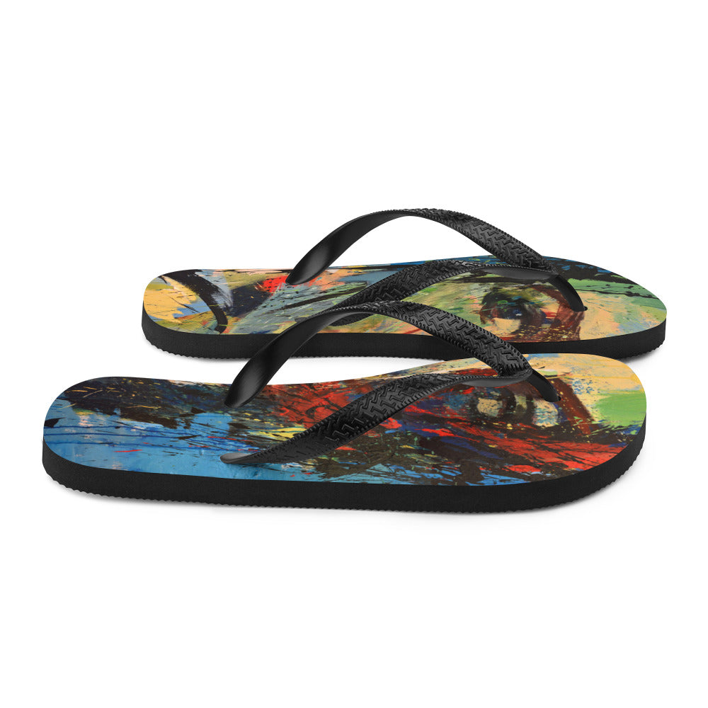 Aqua Flip-Flops