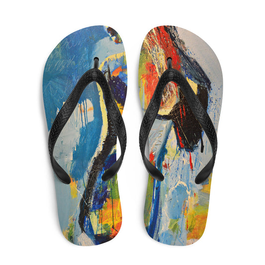 Mystic Blue Standing Flip-Flops