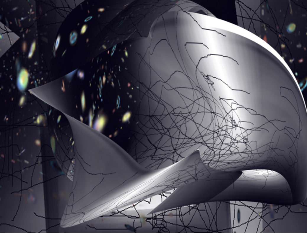 WORLD EXPRESSION  Hariclia Michailidou INTO THE UNIVERSE11  digitally modified original watercolors 18" x 24" x 1"  Digital Media