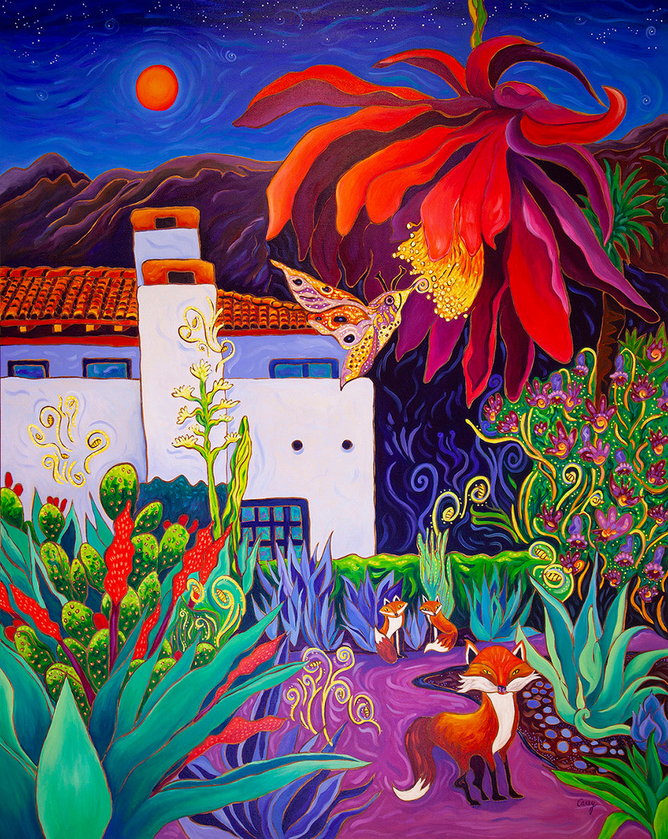 CathyCarey  SOUL OF THE NIGHT Oil On Canvas 48X60 Inches.