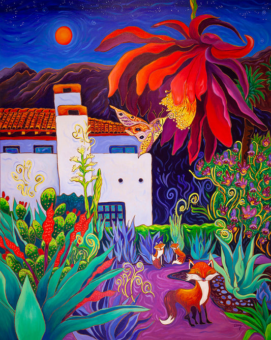 CathyCarey  SOUL OF THE NIGHT Oil On Canvas 48X60 Inches.
