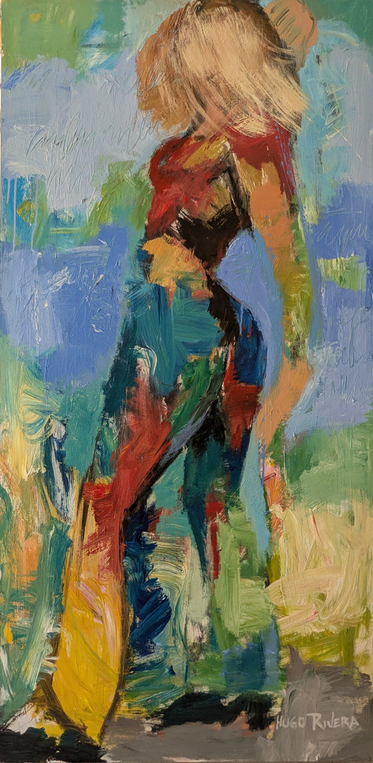 Hugo Rivera The Dancer 30X60 Inches