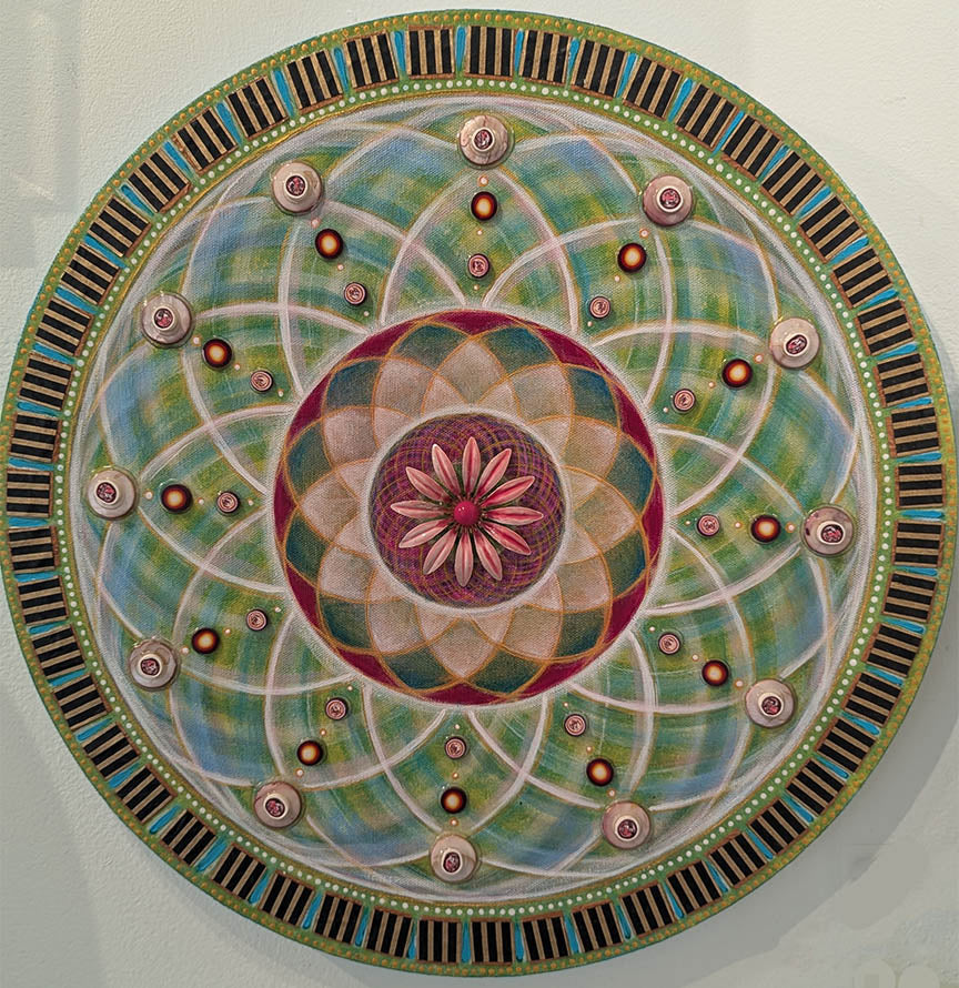 Marion Maenner RE-FRESH Mixed Media 20 Inches diameter.