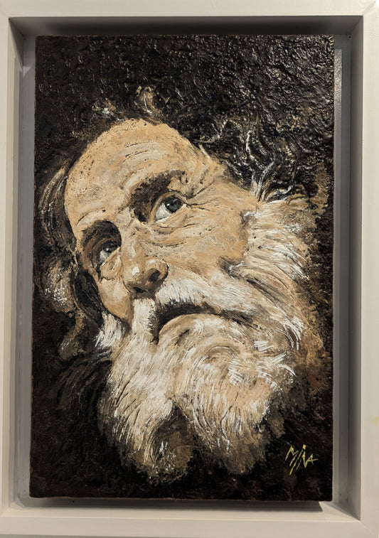 Mena Magdi  Bearded men 15X21 inches