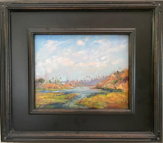 Michelle Gillette BACK BAY 8x10 inches Oil on Canvas board