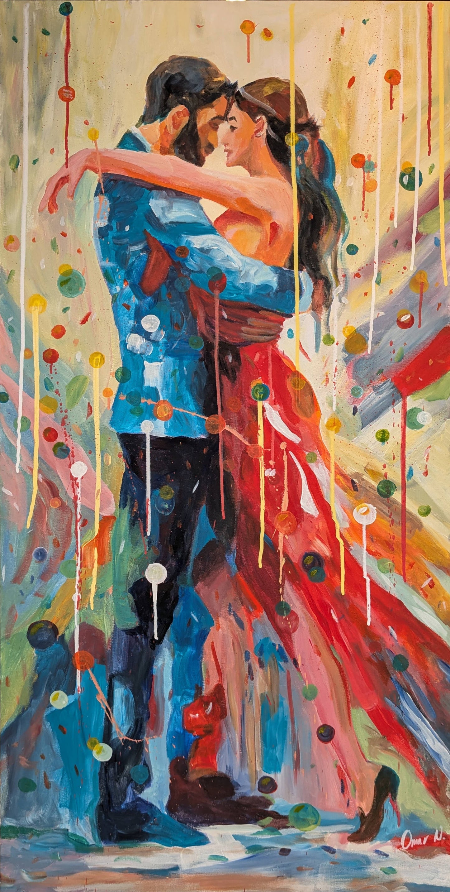 Omar Tango In Motion 24X48 Inches