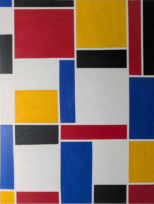 Smita Kittur PRIMARY acrylic on canvas 36X48 inches