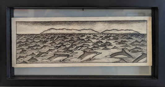 Spencer Wile 3 Charcoal on Bristol Vellum 7X13 inches.