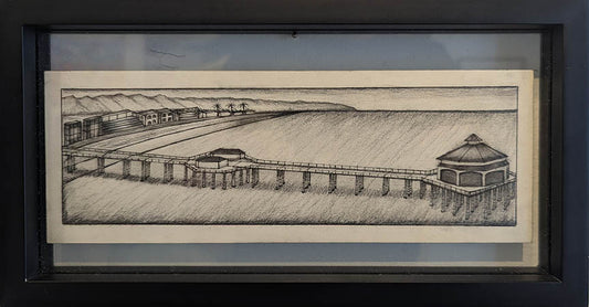 Spencer Wile 6 Charcoal on Bristol Vellum 7X13 inches.